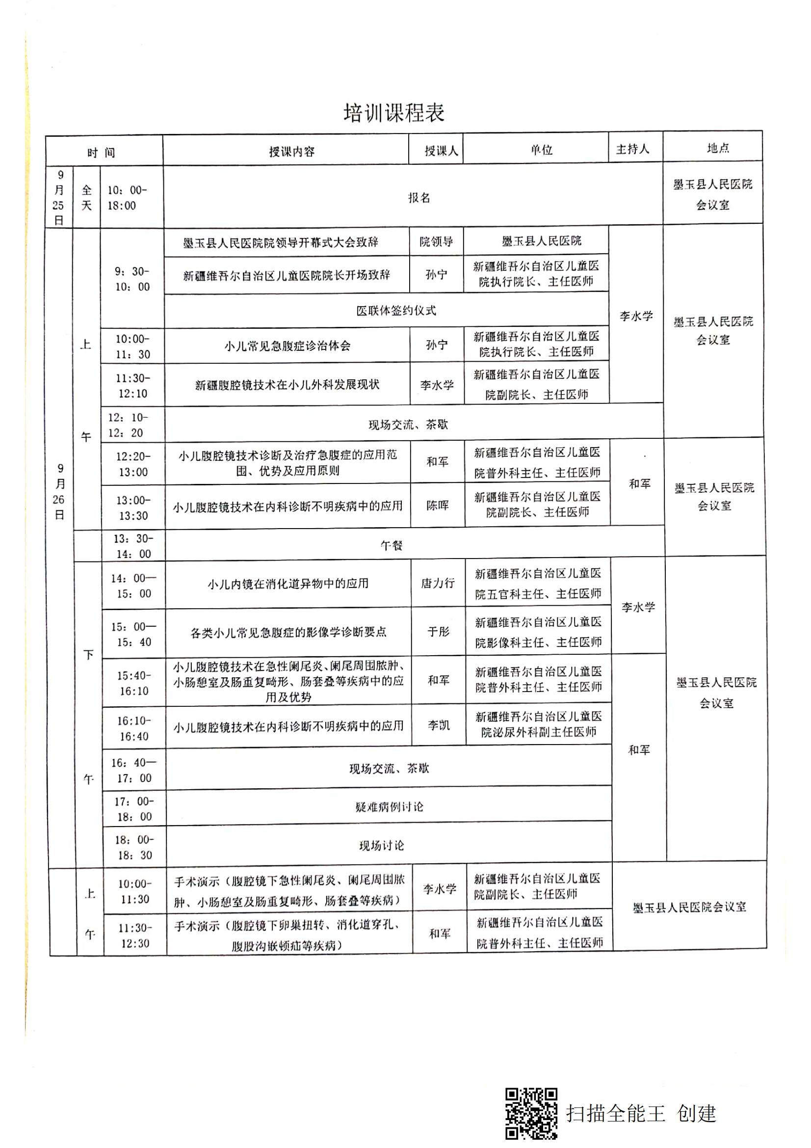 （和军  墨玉县）关于举办自治区卫生与健康适宜技术推广项目《使用小儿腹腔镜技术诊断及治疗小儿常见急腹症的推广及应用》的通知_03